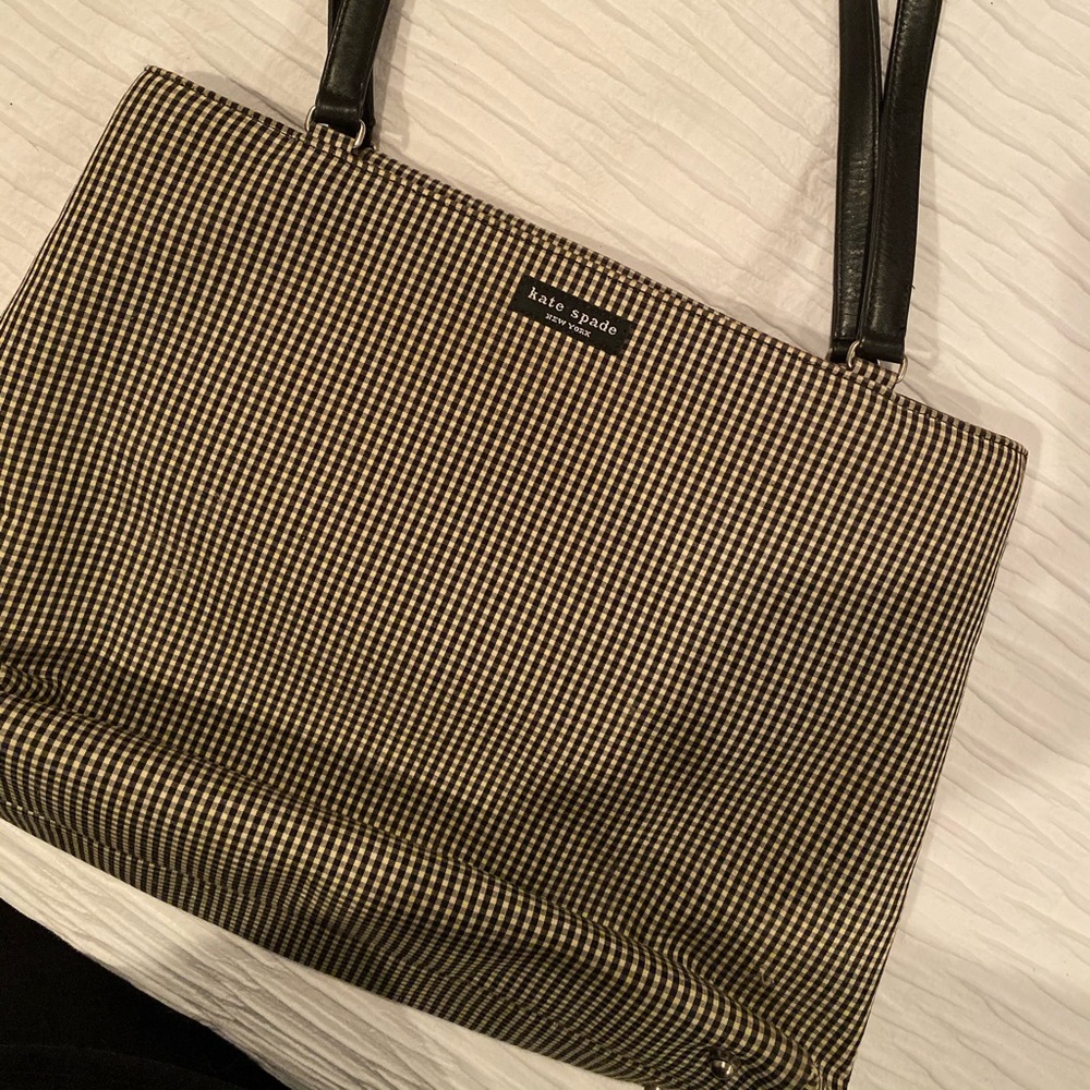 Kate Spade checkered shoulder bag